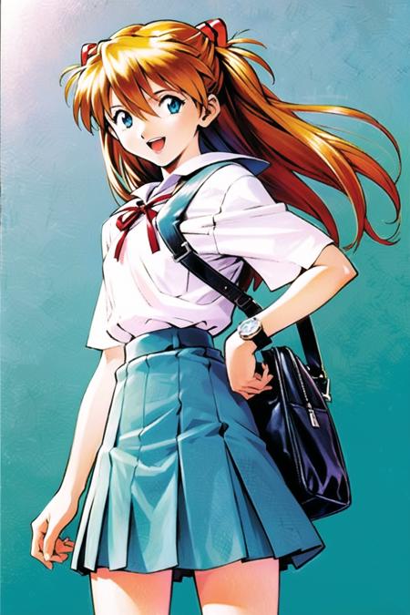 05408-832552739-1girl, solo, souryuu asuka langley, school uniform, watch, wristwatch, blue eyes, long hair, skirt, hand on hip, smile, brown ha.png